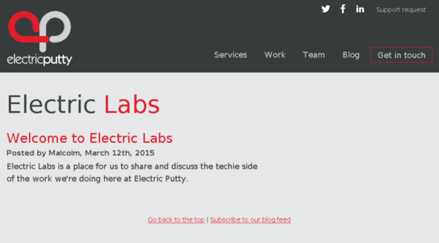 labs.electricputty.co.uk