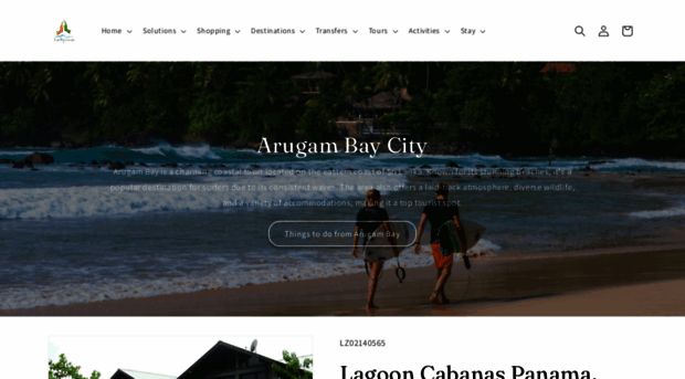 lagooncabanaspanama.bookings.lk