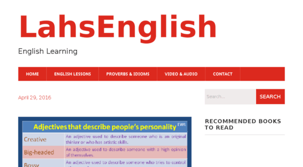 lahsenglish.com