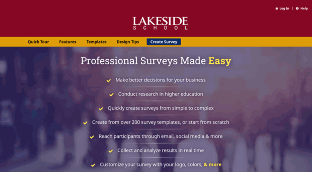 lakeside.surveyshare.com