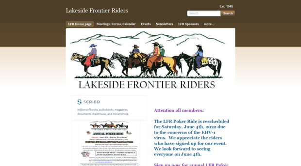 lakesidefrontierriders.com