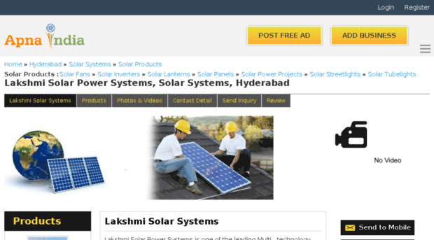 lakshmisolar-hyderabad.apnaindia.com