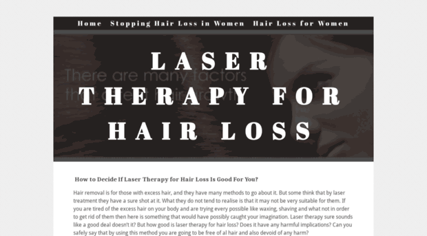 lasertherapyforhairloss.yolasite.com