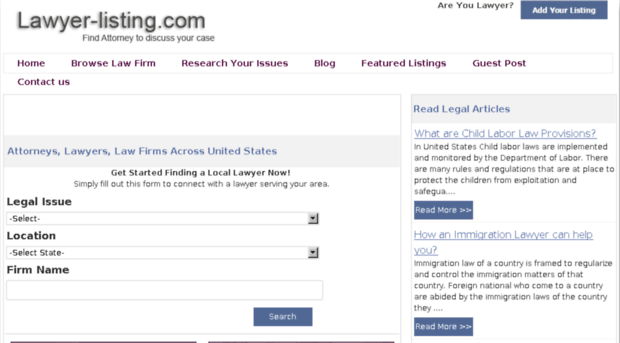 lawyer-listing.com