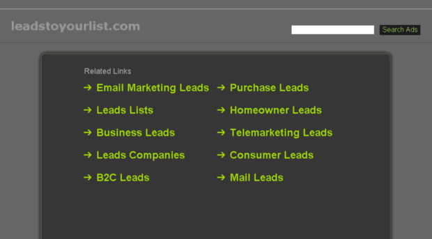 leadstoyourlist.com