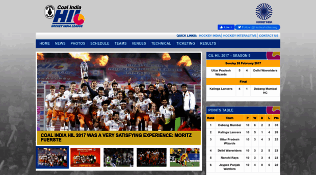 league.hockeyindia.org