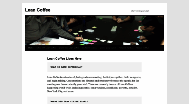 leancoffee.org