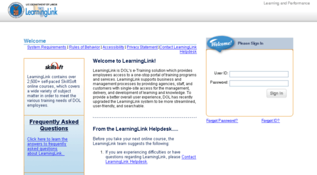 learninglink.dol.gov