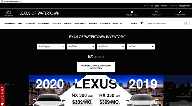 lexusofwatertown.com