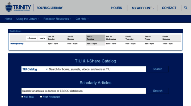library.tiu.edu