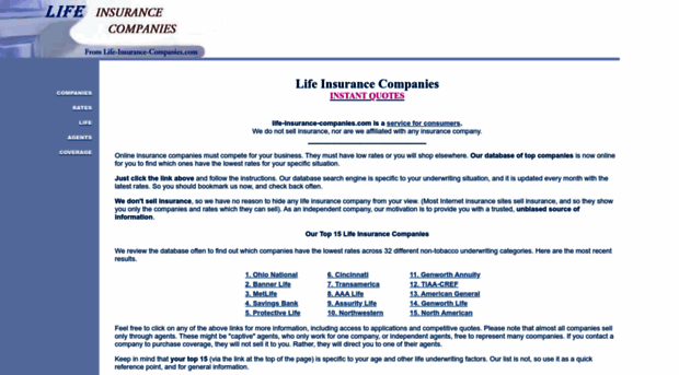 life-insurance-companies.com
