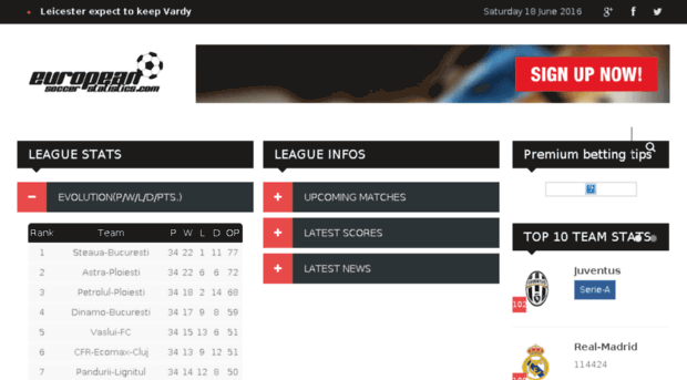 liga1.europeansoccerstatistics.com