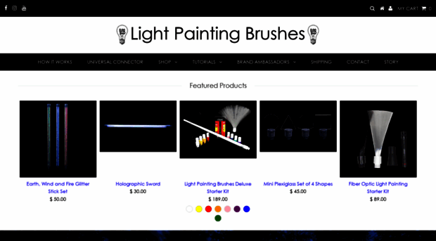 lightpaintingbrushes.com