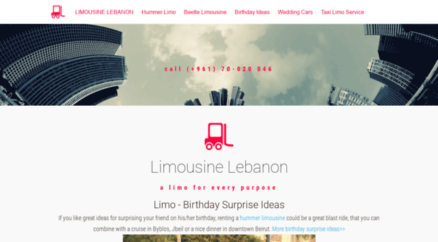 limousinelebanon.com