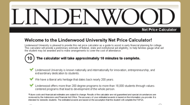 lindenwood.studentaidcalculator.com