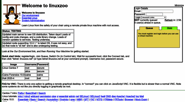 linuxzoo.net