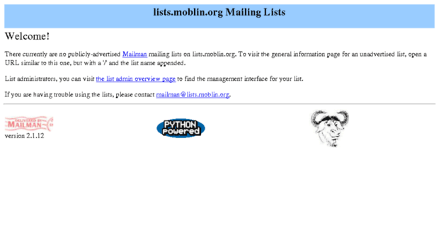 lists.moblin.org