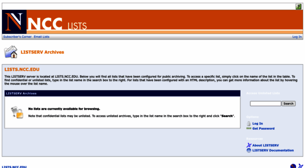 lists.ncc.edu