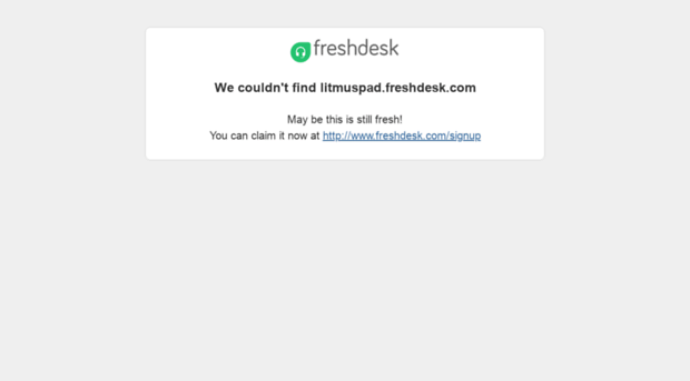litmuspad.freshdesk.com