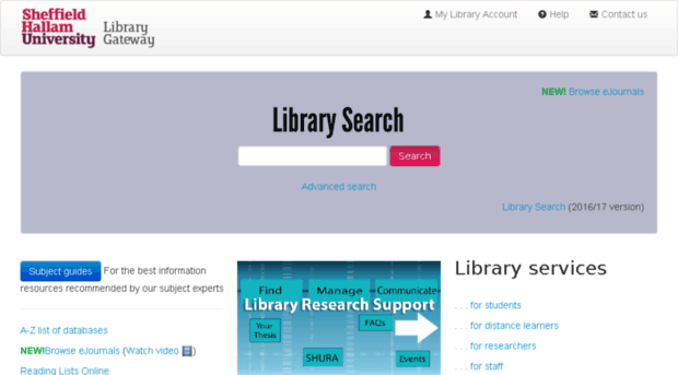 litsearch.shu.ac.uk