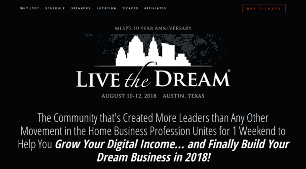 livethedreamevent.com