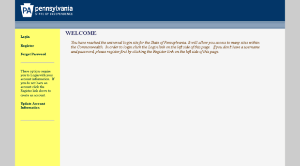 login.state.pa.us