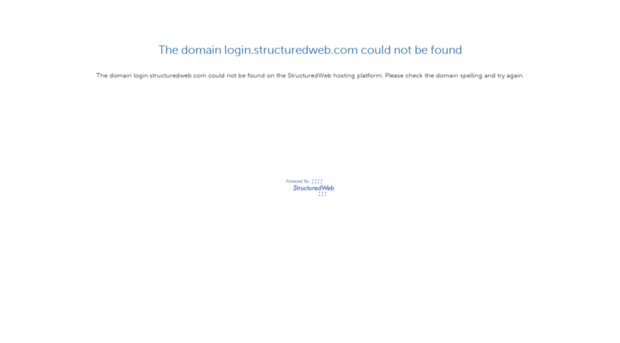 login.structuredweb.com