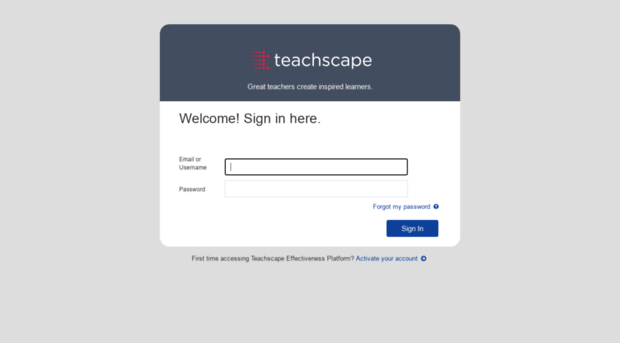 login.teachscape.com