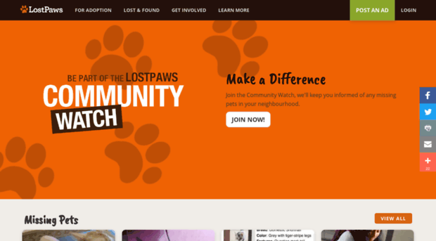 lost-paws.org