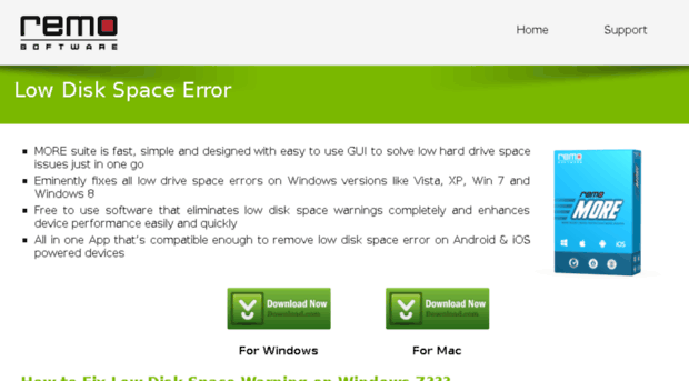 lowdiskspaceerror.com