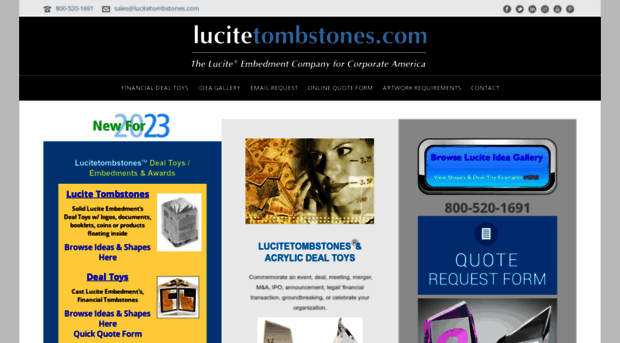 lucitetombstones.com