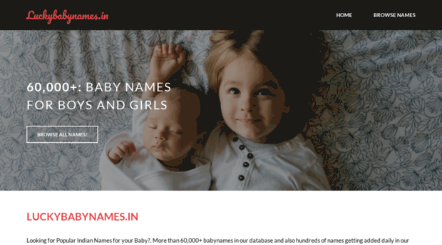 luckybabynames.in