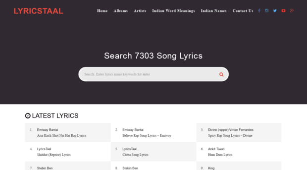 lyricstaal.com