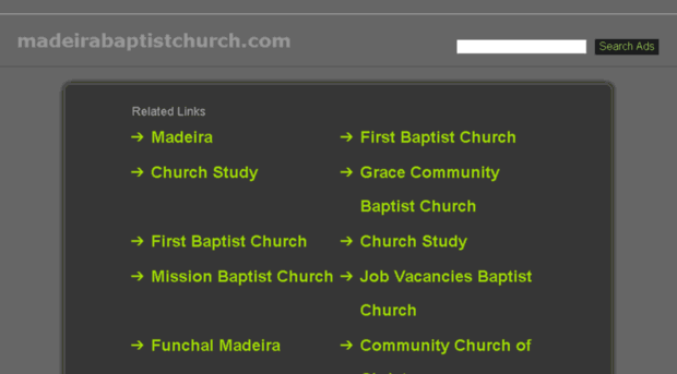 madeirabaptistchurch.com