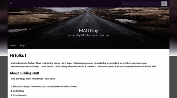 madhurendra.com