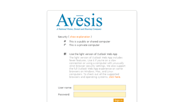 mail.avesis.com