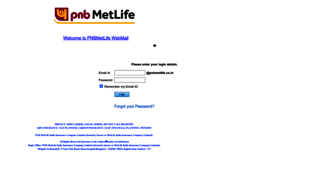mail.pnbmetlife.co.in