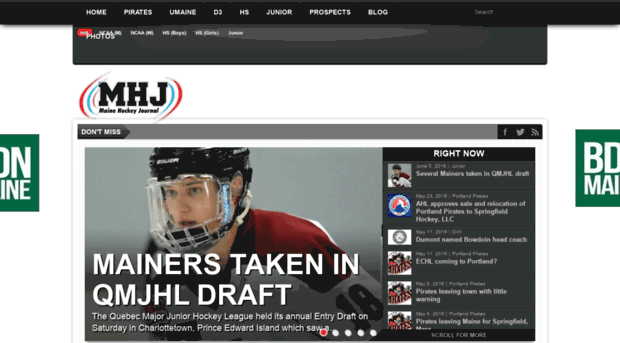 mainehockeyjournal.bangordailynews.com