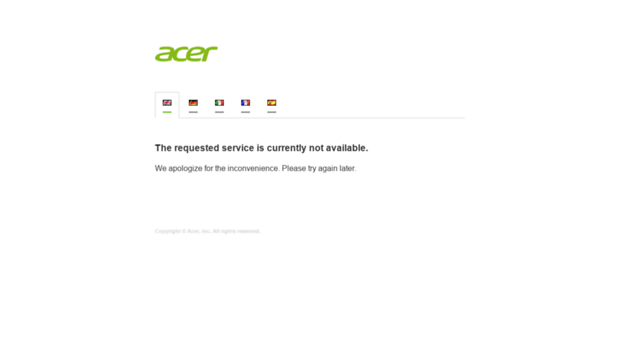 maintenance.acer-euro.com