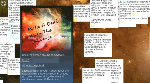 makeadealwiththeuniverse.com