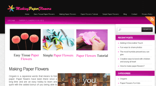 makingpaperflowers.org