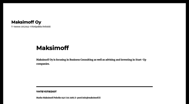 maksimoff.fi