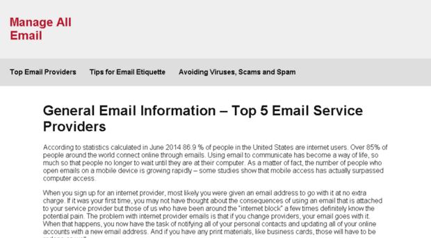 manageallemail.com