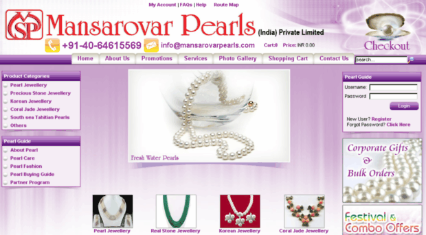 mansarovarpearls.com