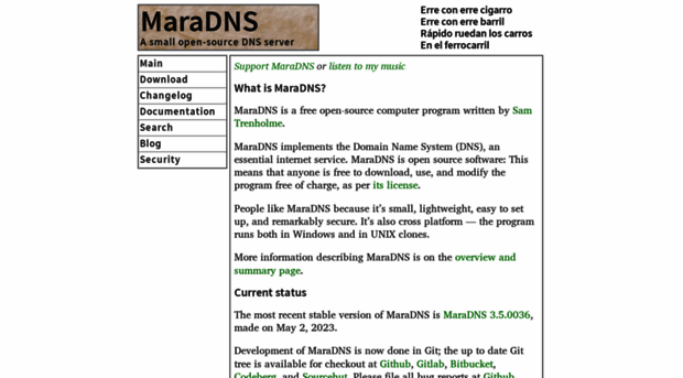 maradns.org