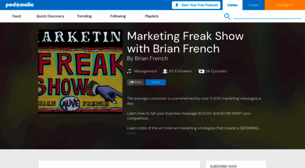 marketing-freak-brian-french.podomatic.com