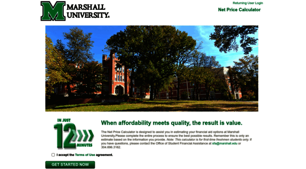 marshall.studentaidcalculator.com