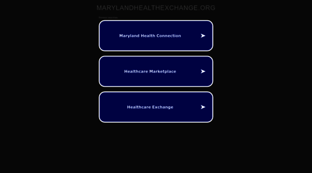 marylandhealthexchange.org