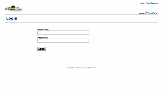 mastercare.clearcareonline.com