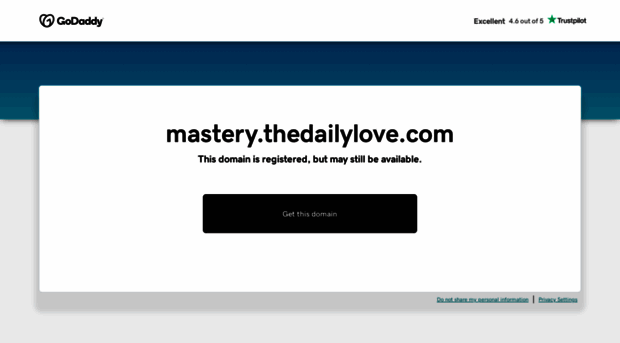 mastery.thedailylove.com